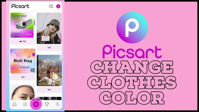 Change Clothes Color Using PicsArt