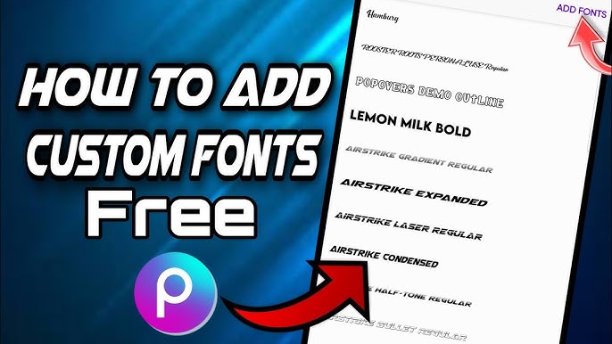 Enhance Your Creativity: How to Add Custom Fonts in PicsArt Easily